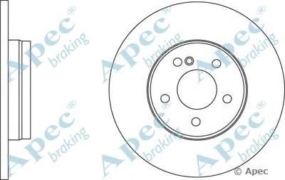 APEC BRAKING dsk2591 -  Тормозной диск